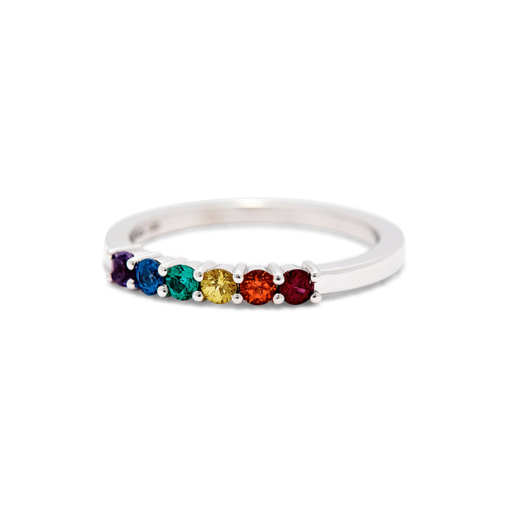 Finley Rainbow Unity band - Identity Diamonds