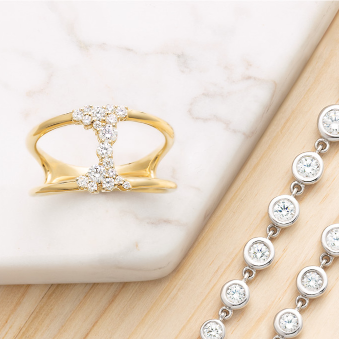Scarlett Multi Stone Diamond Ring - Identity Diamonds