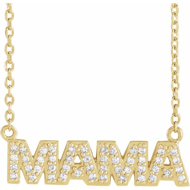 MAMA Diamond Necklace - Identity Diamonds