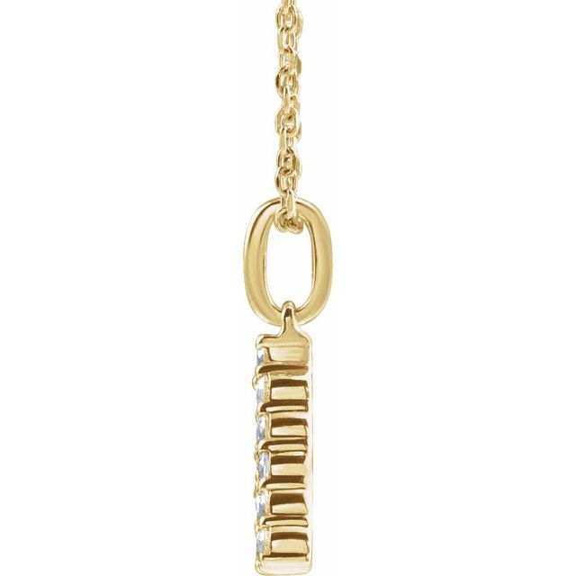 Initial Diamond Necklace - Identity Diamonds
