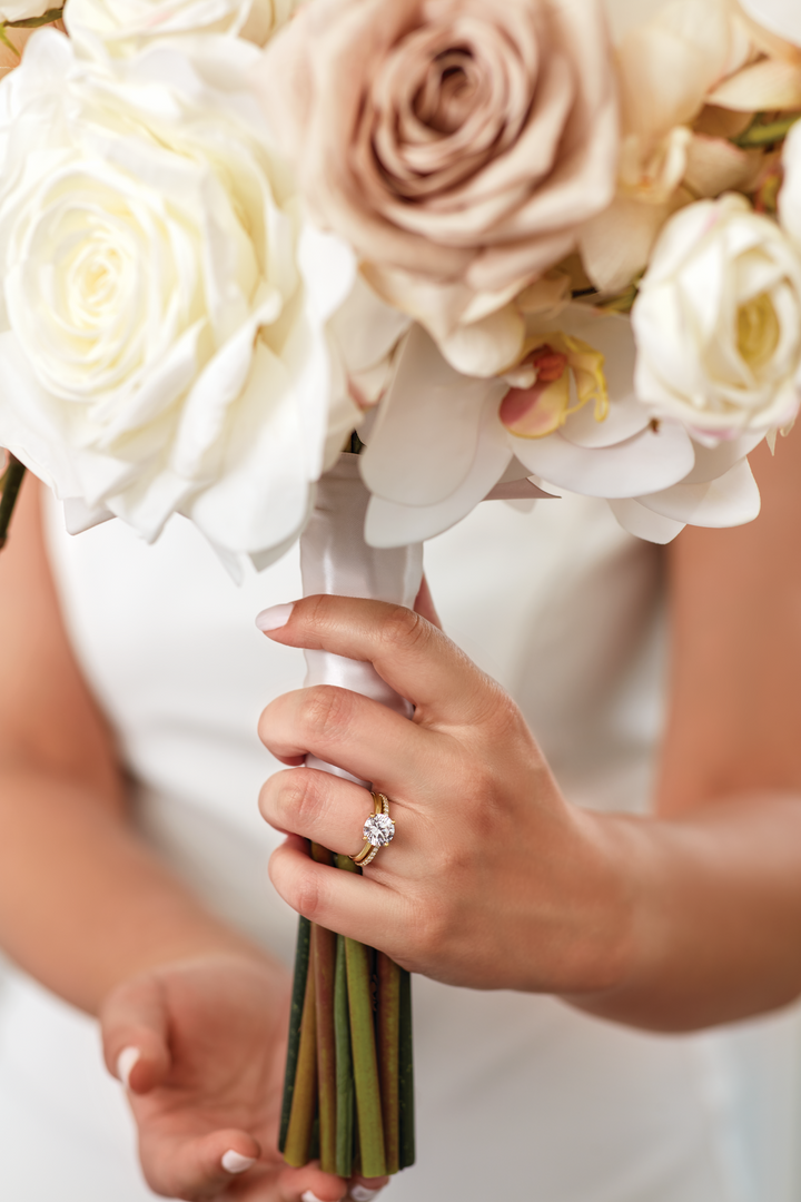Kate Moissanite Engagement Ring - Identity Diamonds