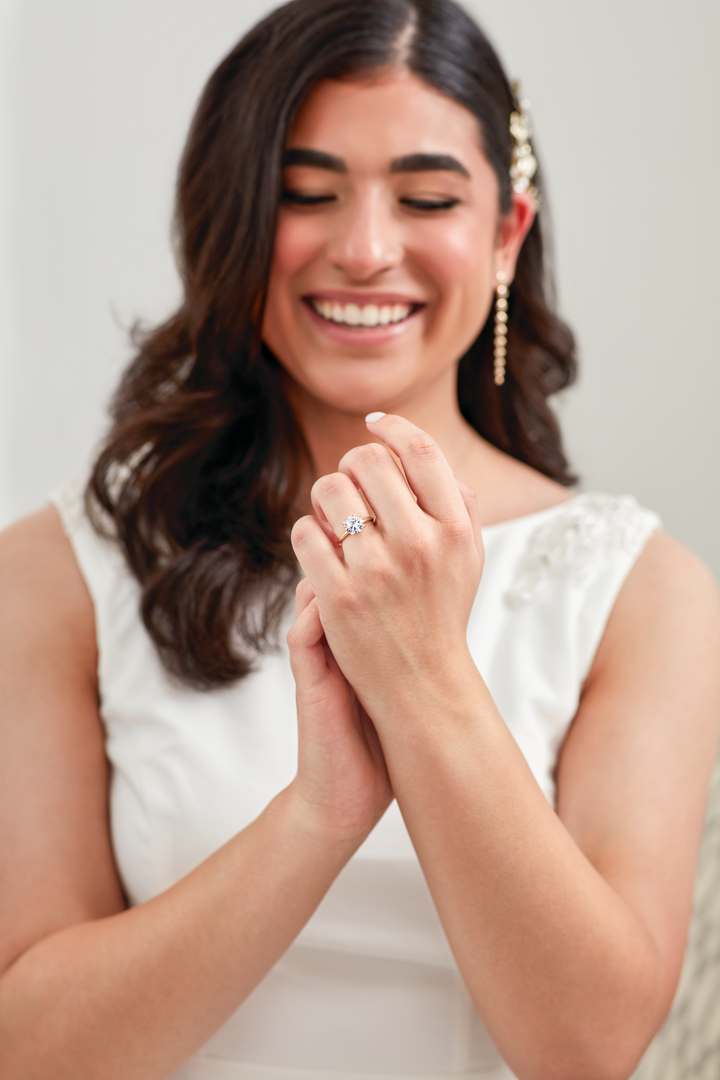 Kate Moissanite Engagement Ring - Identity Diamonds