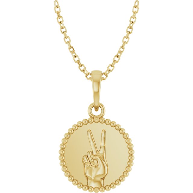 Sign Language Necklace - Identity Diamonds
