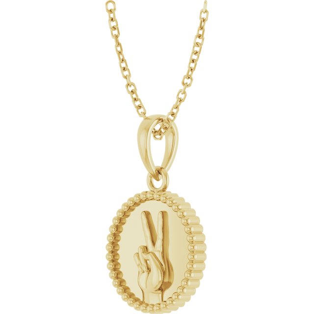 Sign Language Necklace - Identity Diamonds