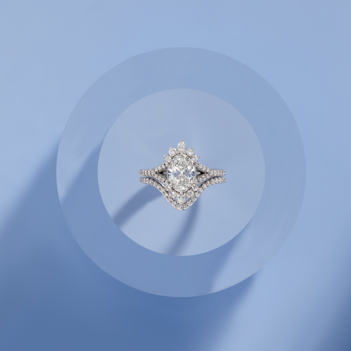 Wyona Oval Cut Diamond Engagement Ring - Identity Diamonds