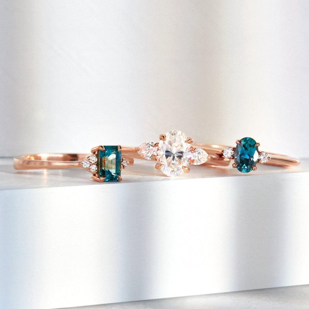 Juliet Oval Cut Diamond Engagement Ring - Identity Diamonds