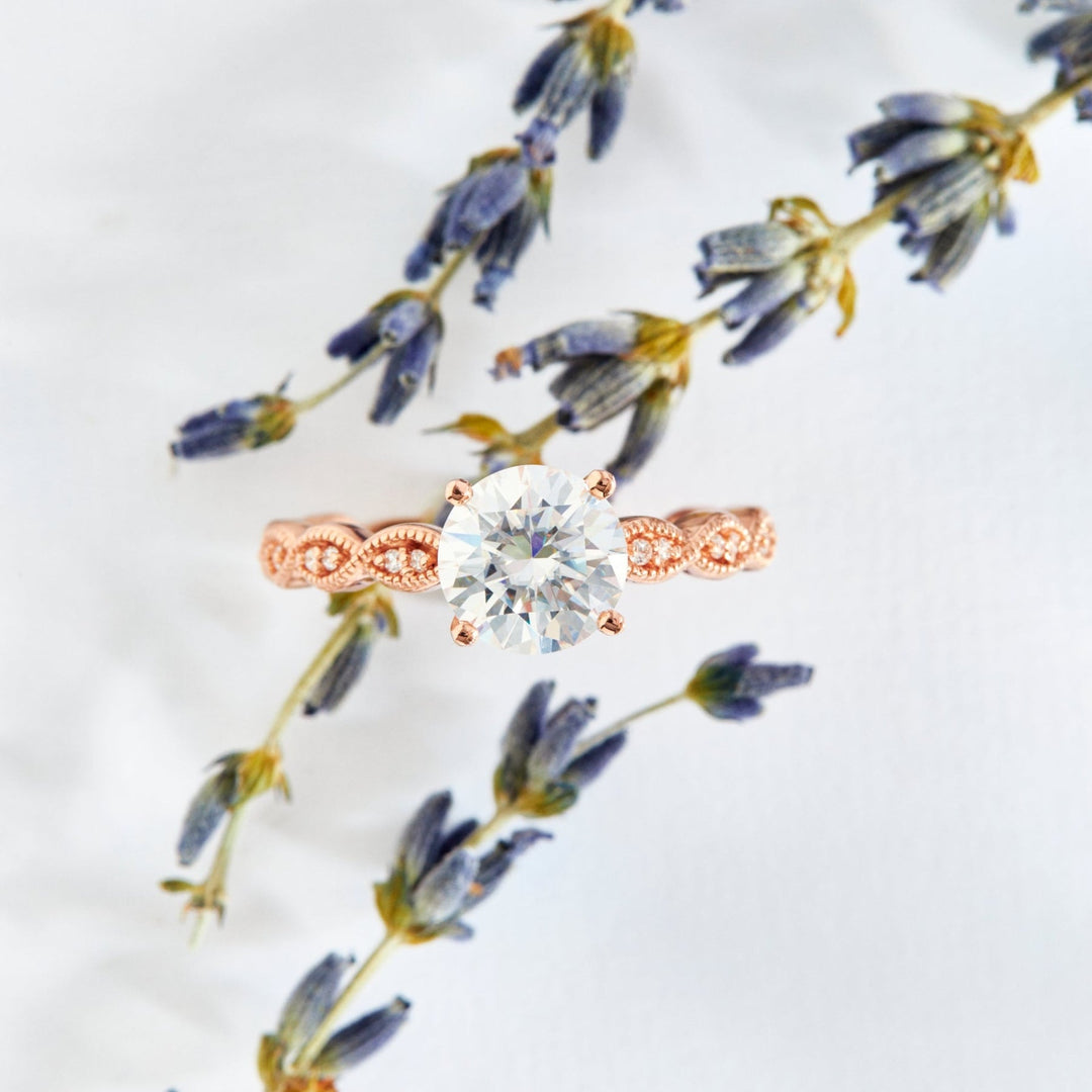 Mackenzie Moissanite Engagement Ring - Identity Diamonds