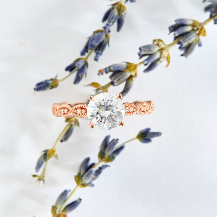 Mackenzie Moissanite Engagement Ring - Identity Diamonds