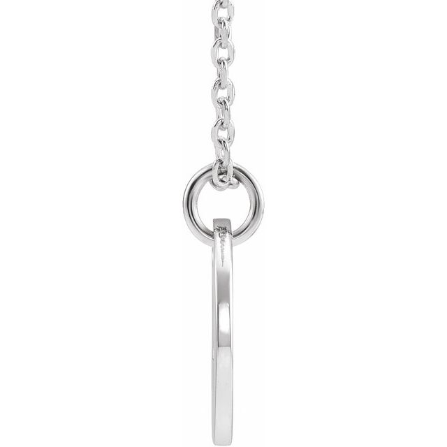 Sterling Silver & Gold Plated Initial Necklace - Identity Diamonds
