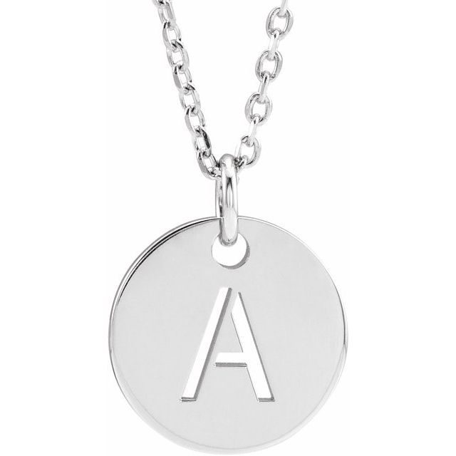 Gold Initial Necklace - Identity Diamonds