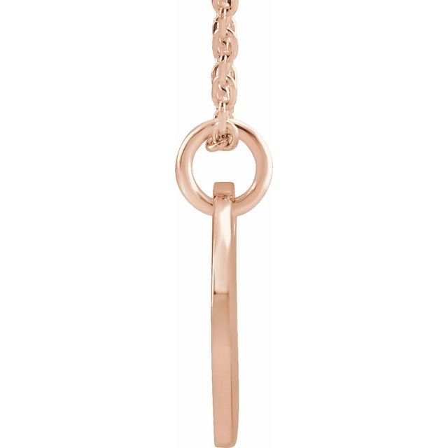 Gold Initial Necklace - Identity Diamonds