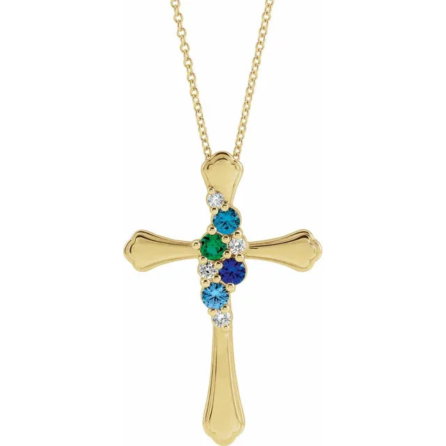 Cross Family Necklace - Identity Diamonds