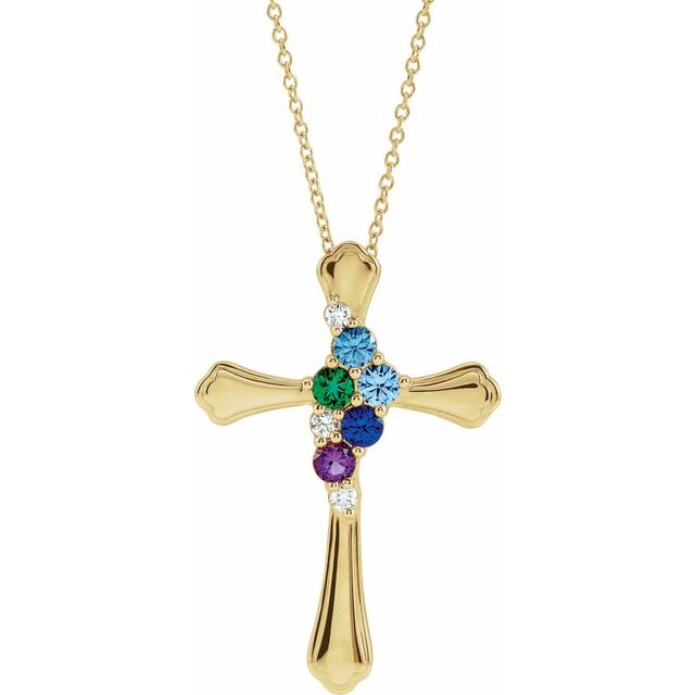 Cross Family Necklace - Identity Diamonds