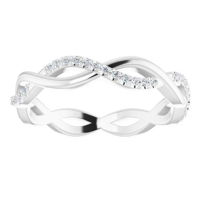 Hannah Infinity Diamond Band - Identity Diamonds