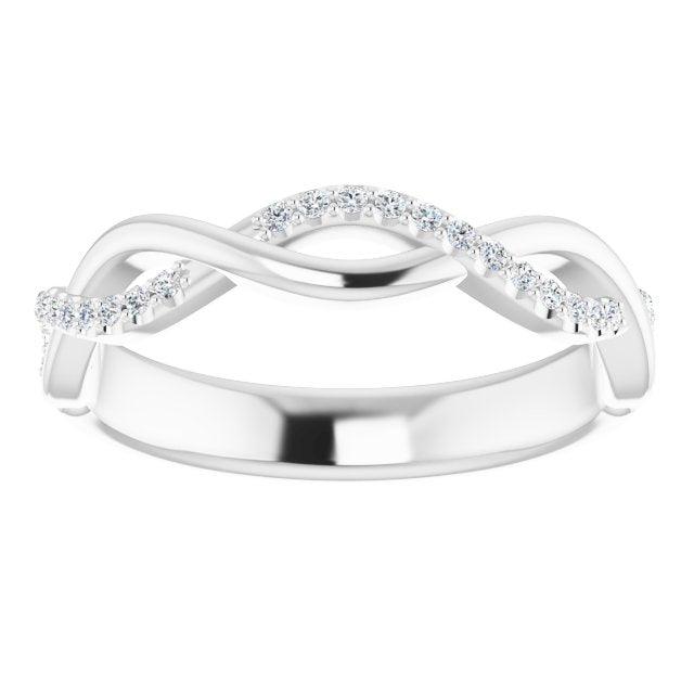Hannah Infinity Diamond Band - Identity Diamonds