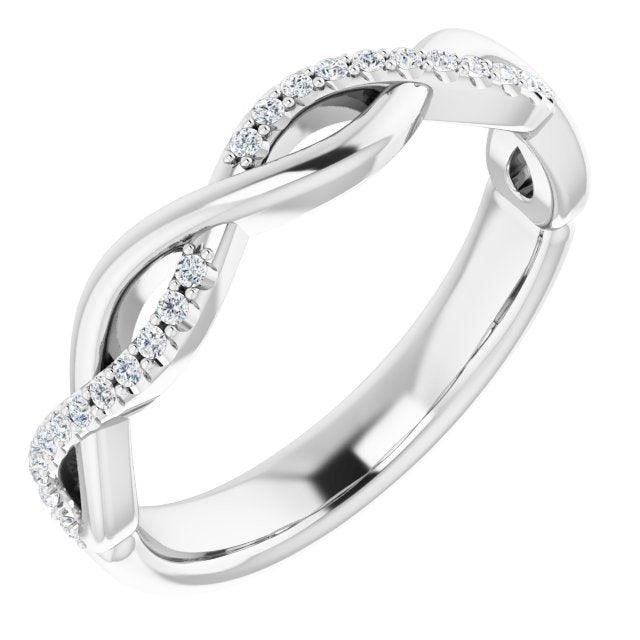 Hannah Infinity Diamond Band - Identity Diamonds