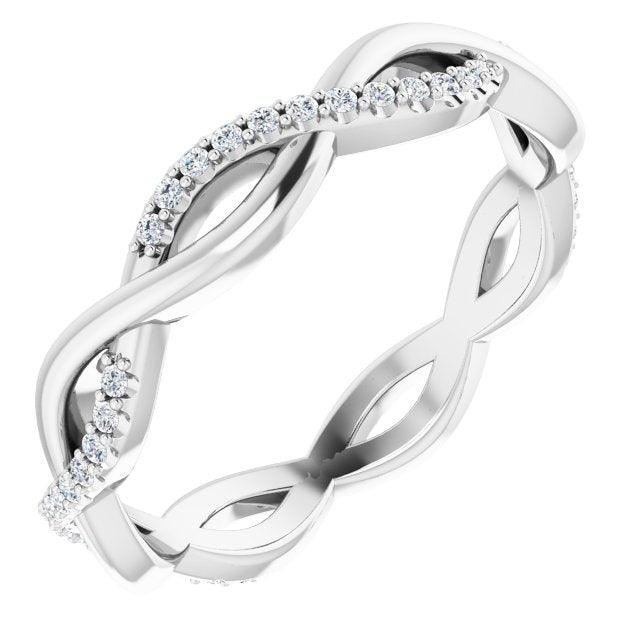 Hannah Infinity Diamond Band - Identity Diamonds