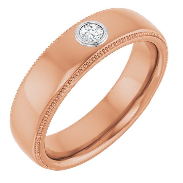 Men's Milgrain Diamond Band - Identity Diamonds