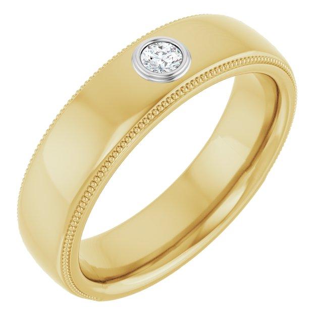 Men's Milgrain Diamond Band - Identity Diamonds