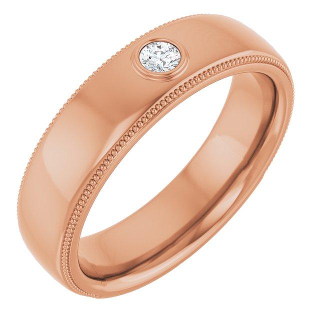 Men's Milgrain Diamond Band - Identity Diamonds