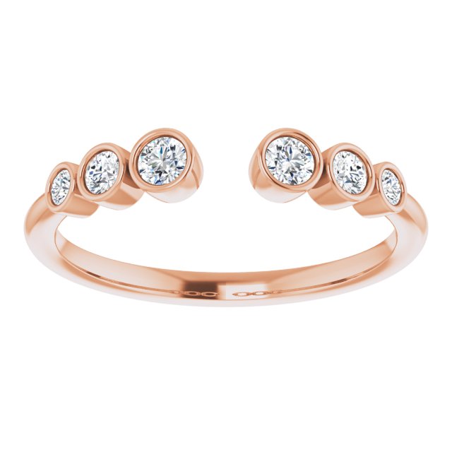 Opal Diamond Bezel Band - Identity Diamonds