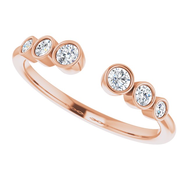 Opal Diamond Bezel Band - Identity Diamonds