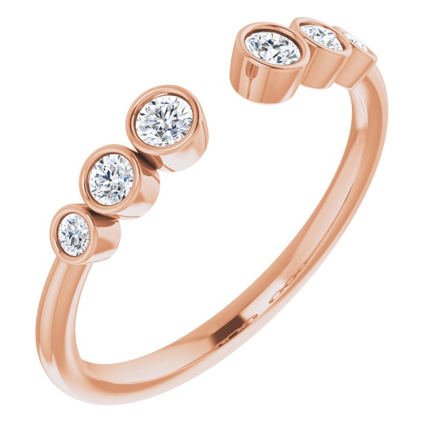 Opal Diamond Bezel Band - Identity Diamonds
