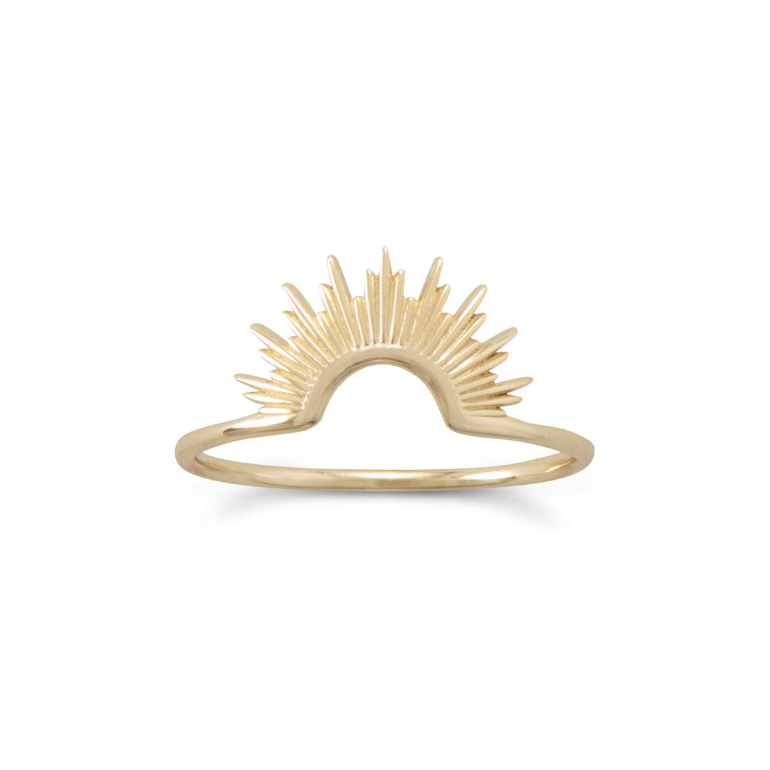 Sterling Silver Sunburst Ring