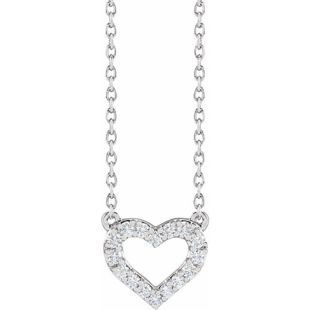 Heart Diamond Necklace - Identity Diamonds