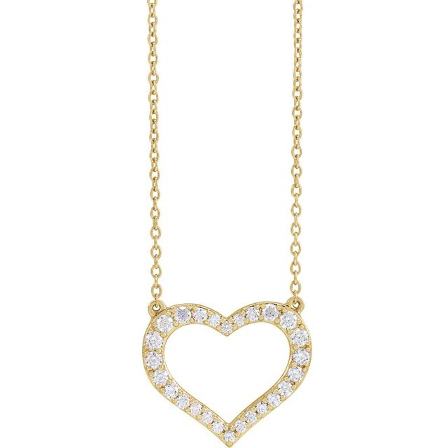Heart Diamond Necklace - Identity Diamonds