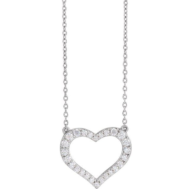 Heart Diamond Necklace - Identity Diamonds