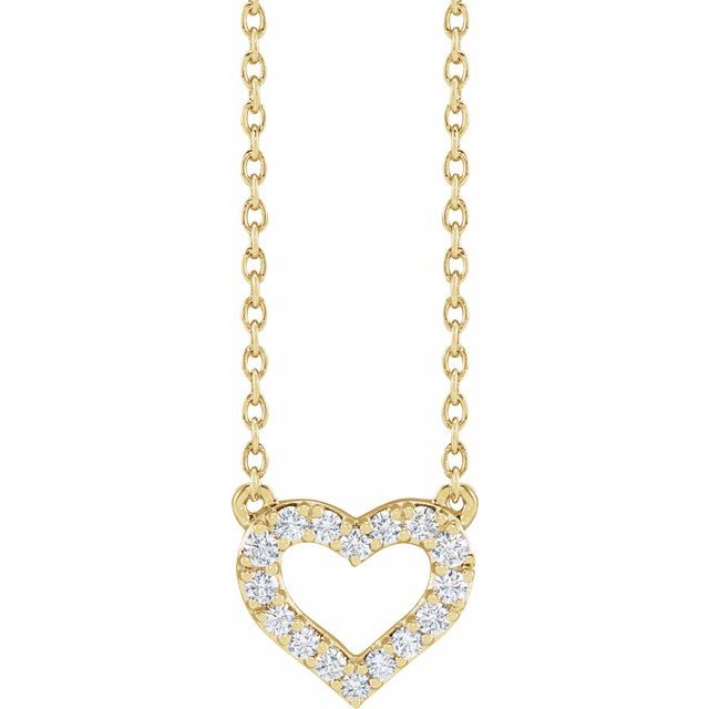 Heart Diamond Necklace - Identity Diamonds