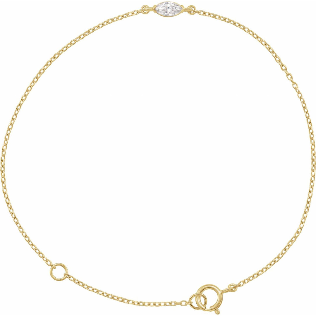 Solitaire Diamond Bracelet - Identity Diamonds