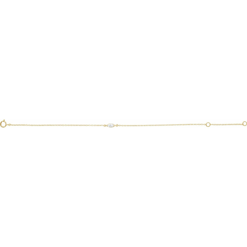 Solitaire Diamond Bracelet - Identity Diamonds