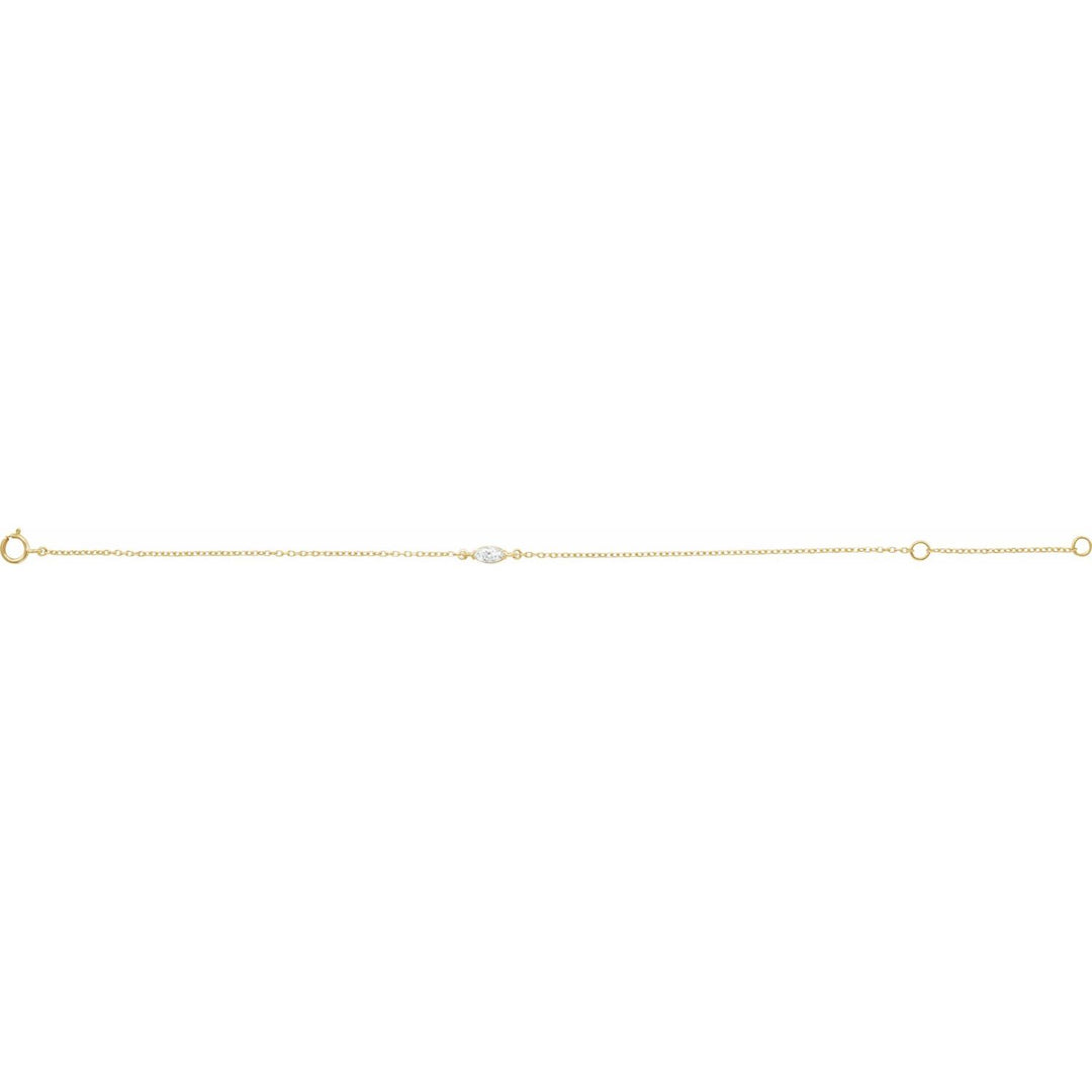 Solitaire Diamond Bracelet - Identity Diamonds