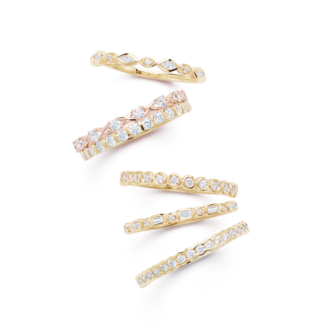 Luna Diamond Bezel Band - Medium - 1/4 Carat (2mm) - Identity Diamonds