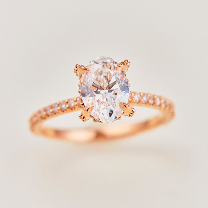 Ariel Oval Cut Diamond Engagement Ring - Identity Diamonds