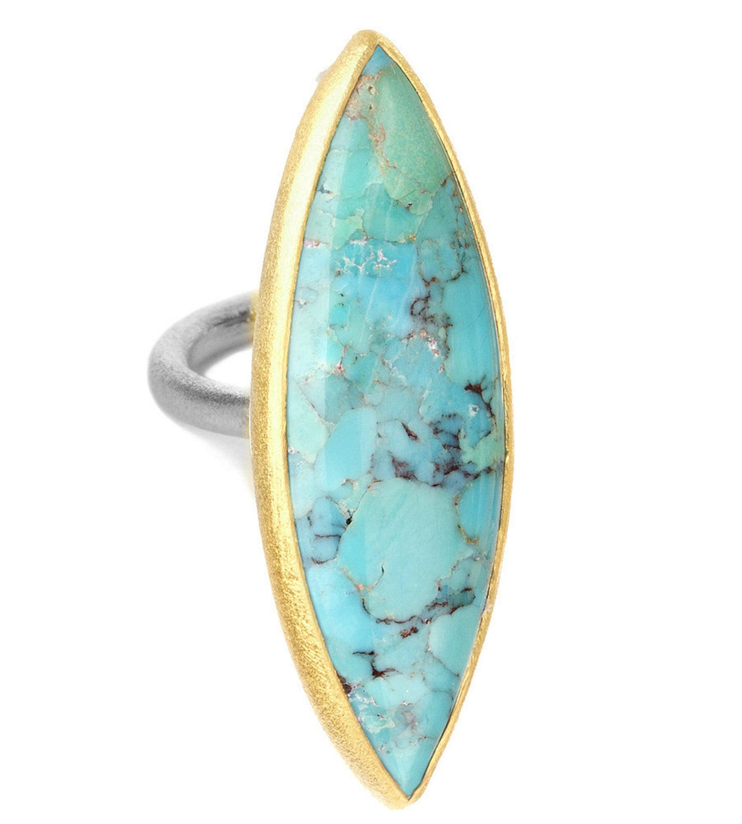 Gold Vermeil Turquoise Ring - Identity Diamonds