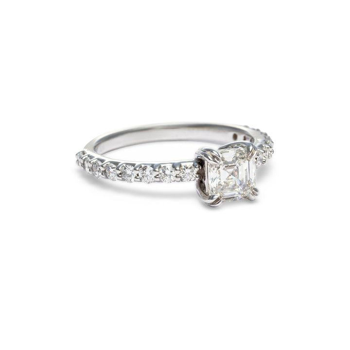 Jolie Asscher Cut Engagement Ring - Identity Diamonds