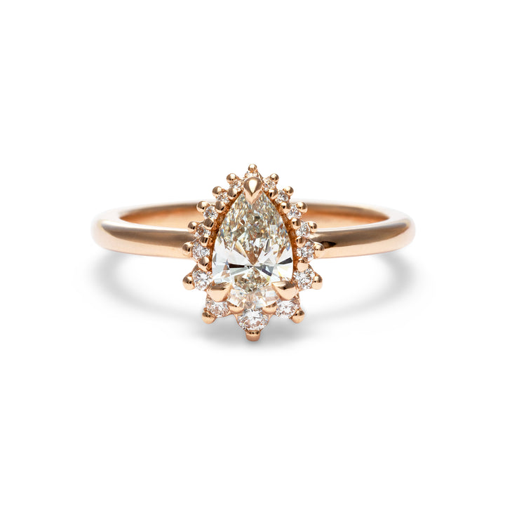 Willow Pear Shape Diamond Engagement Ring - Identity Diamonds