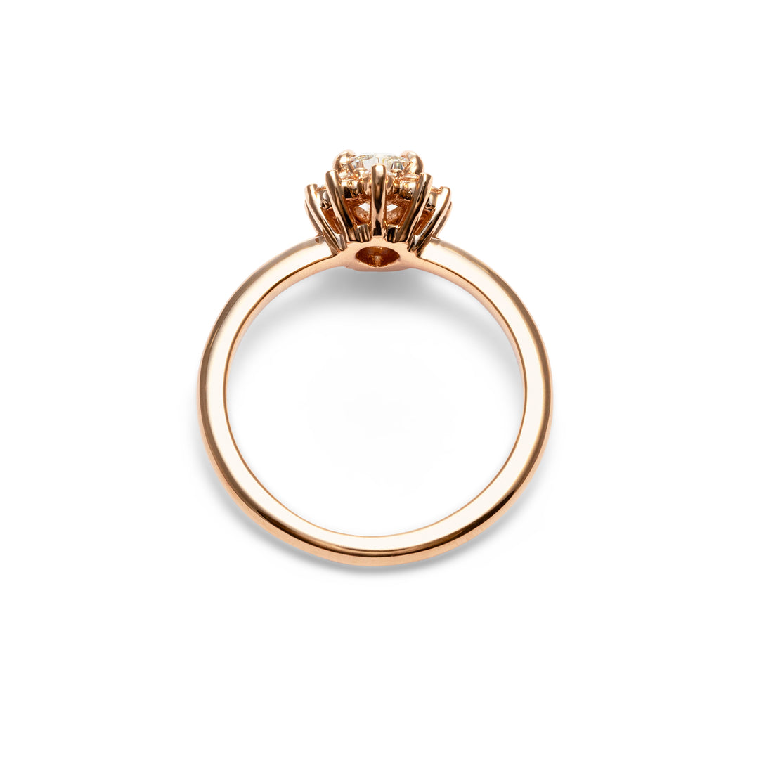 Willow Pear Shape Diamond Engagement Ring - Identity Diamonds