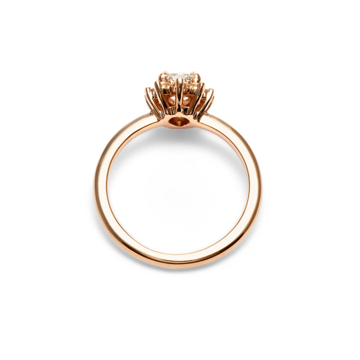 Willow Pear Shape Diamond Engagement Ring - Identity Diamonds