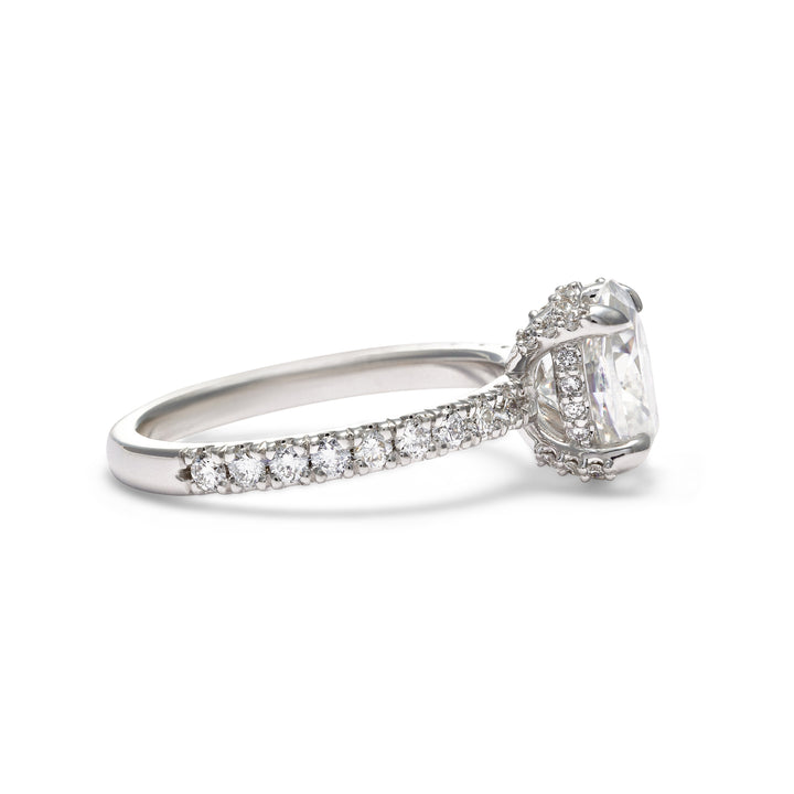 Eliza Oval Cut Diamond Engagement Ring - Identity Diamonds