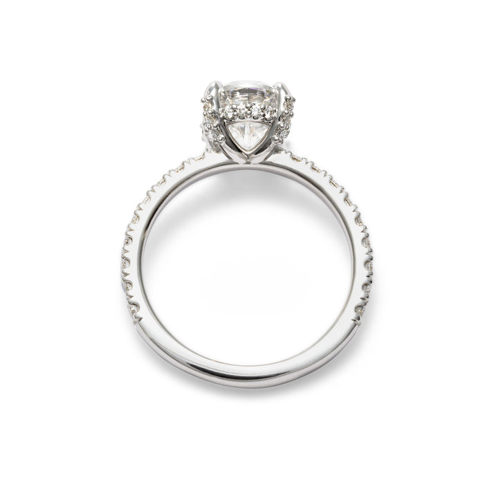 Eliza Oval Cut Diamond Engagement Ring - Identity Diamonds