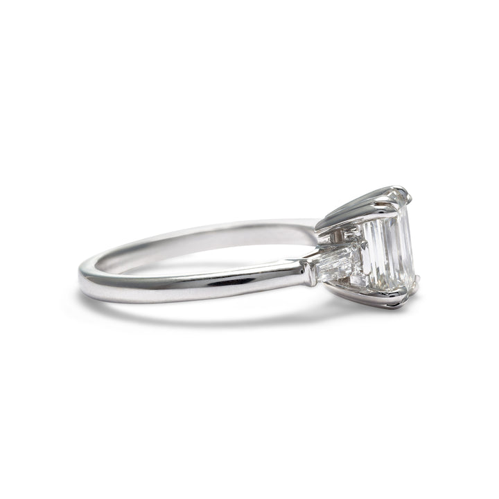 Brooklyn Emerald Cut Diamond Engagement Ring - Identity Diamonds