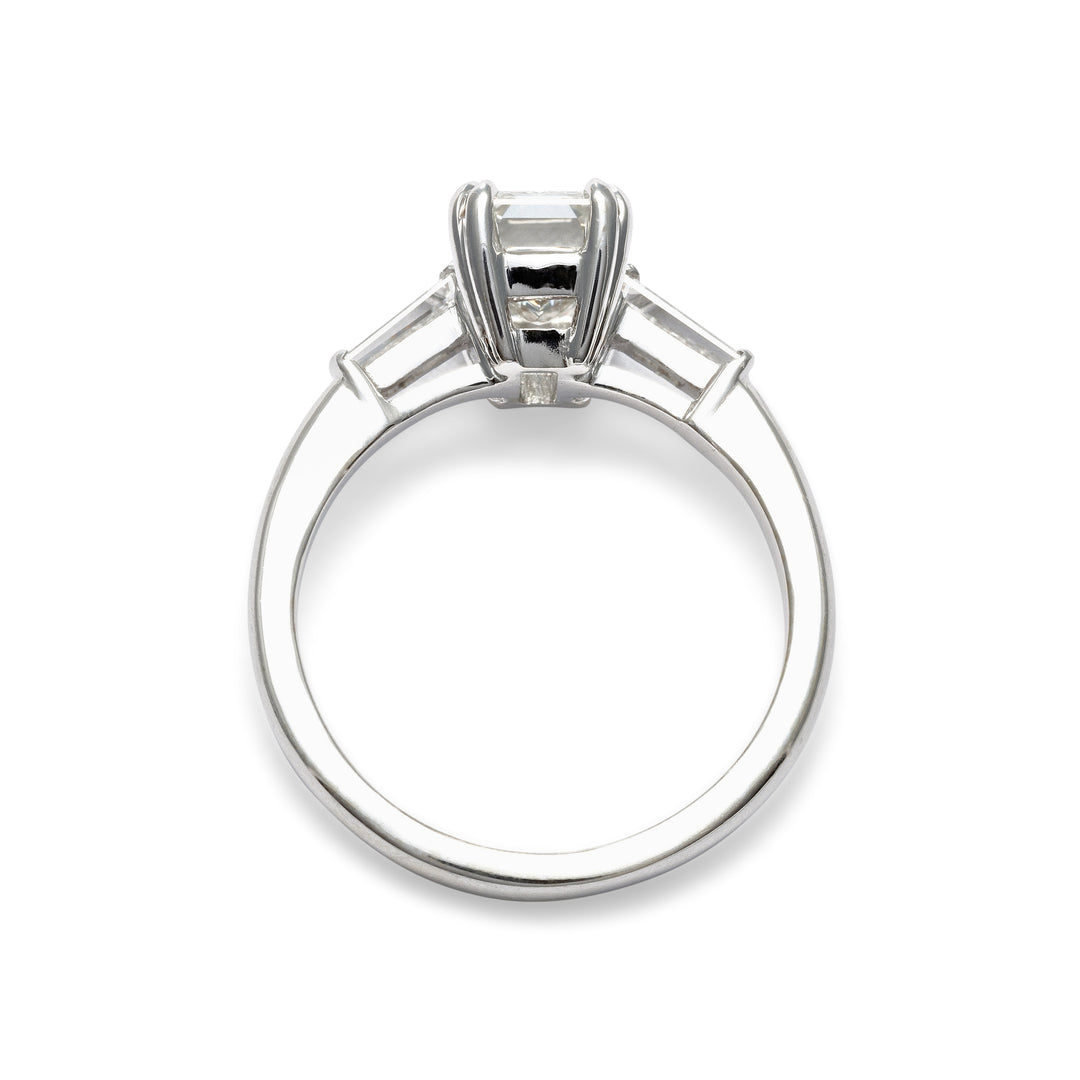 Brooklyn Emerald Cut Diamond Engagement Ring - Identity Diamonds