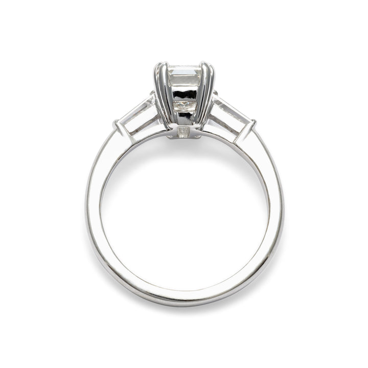 Brooklyn Emerald Cut Diamond Engagement Ring - Identity Diamonds