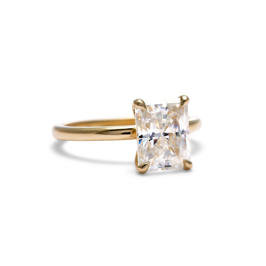 Jenny Radiant Cut Moissanite Engagement Ring - Identity Diamonds