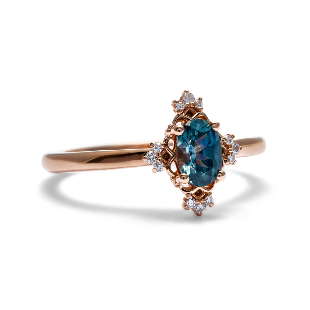 Vivian Montana Sapphire Engagement Ring - Identity Diamonds