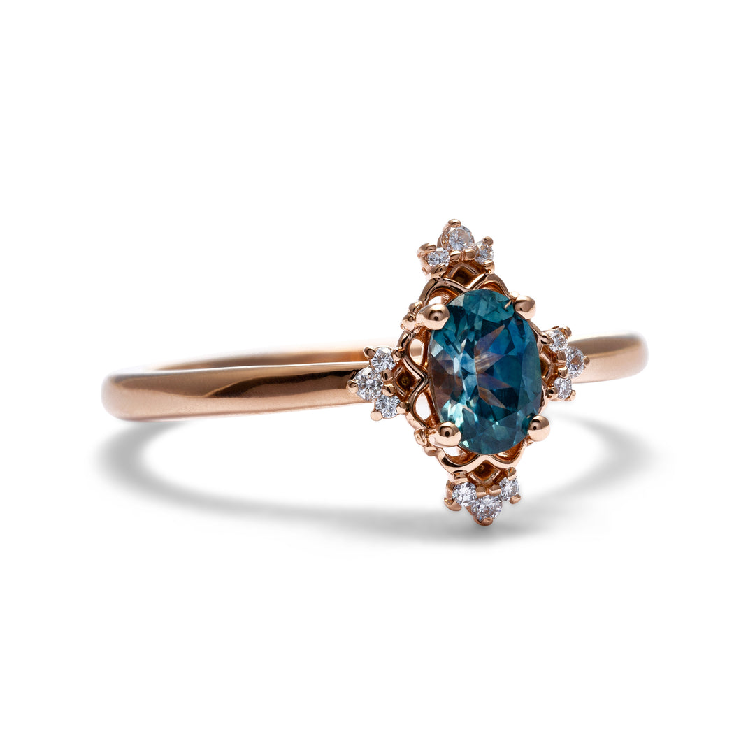 Vivian Montana Sapphire Engagement Ring - Identity Diamonds